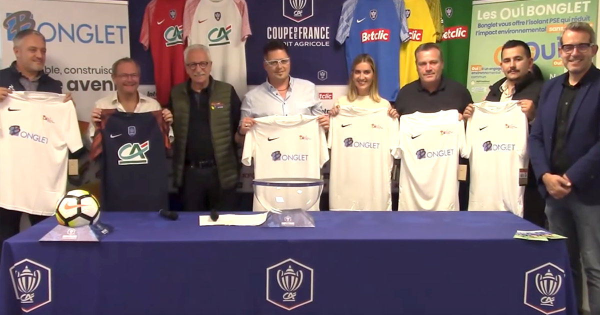 Tirage de la Coupe de France de football à l'entreprise Bonglet